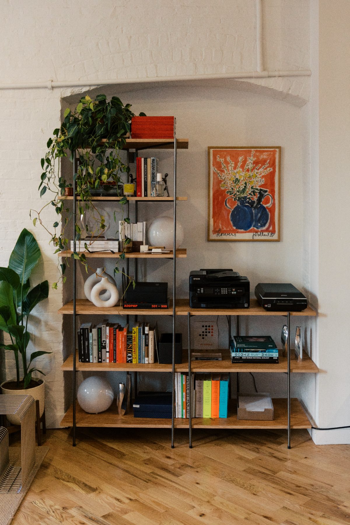 The shelves